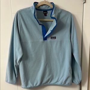 Patagonia Light Blue Fleece Jacket